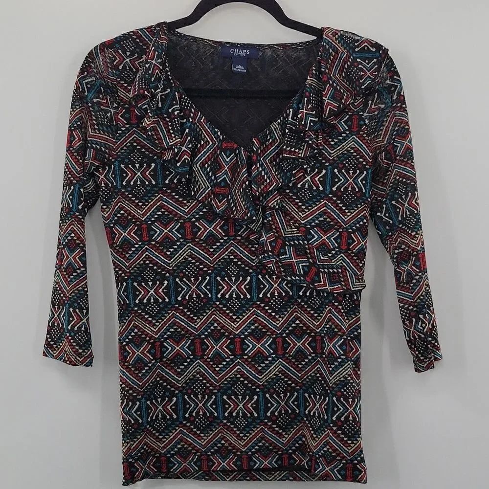 3 For $20 Chaps Multi color top size S